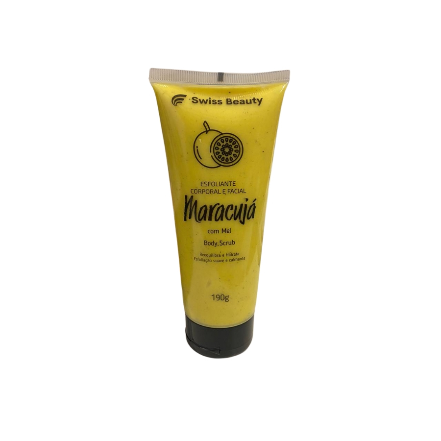 ESFOLIANTE CORPORAL E FACIAL MARACUJA 190G - SWISS BEAUTY