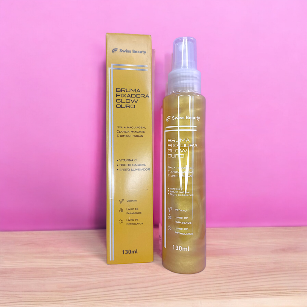 BRUMA FIXADORA DE MAQUIAGEM OURO SWISS BEAUTY 130ML